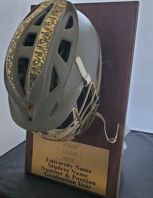Custom LAX Lacrosse Helmet Holder Plaque